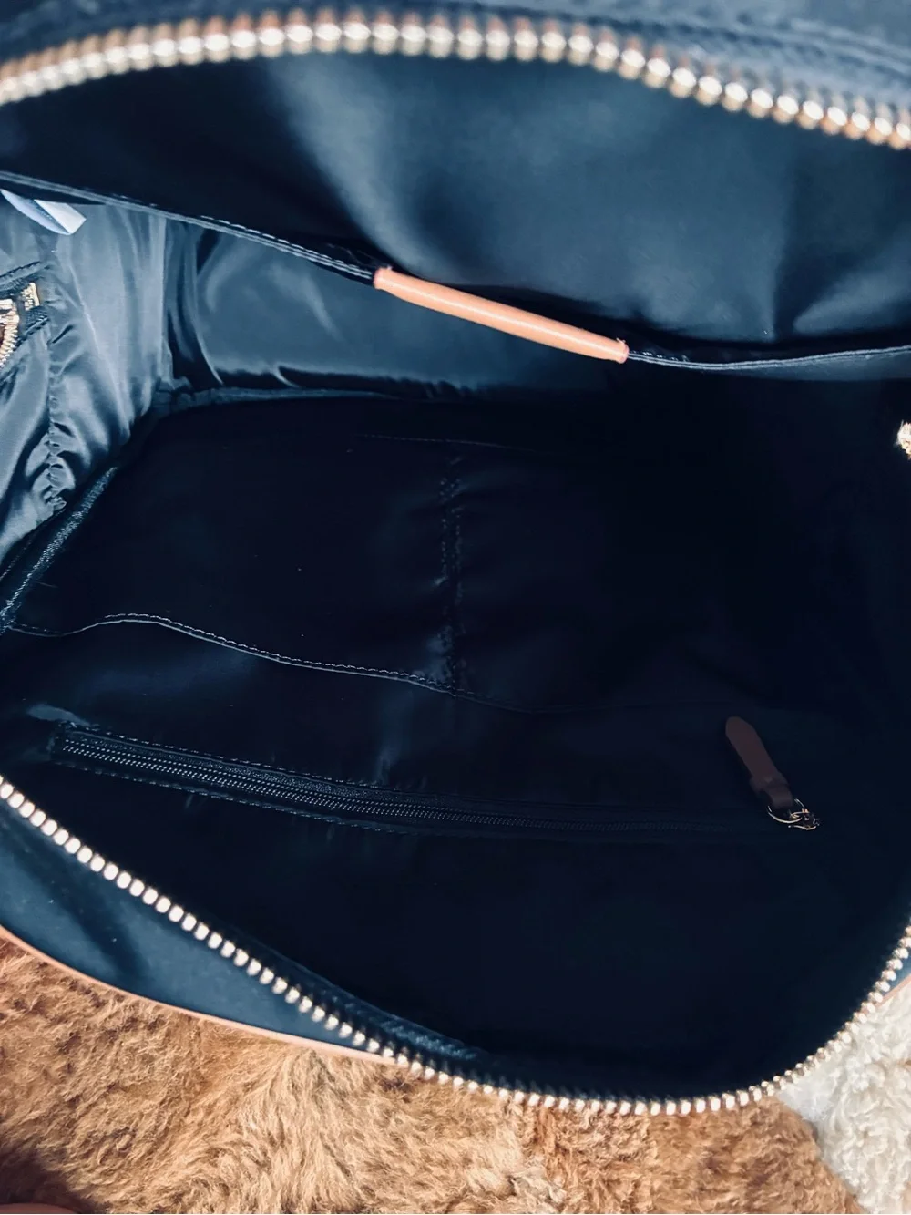 👨🏻‍💼Cole Haan Black Backpack with Tan Accents NWT